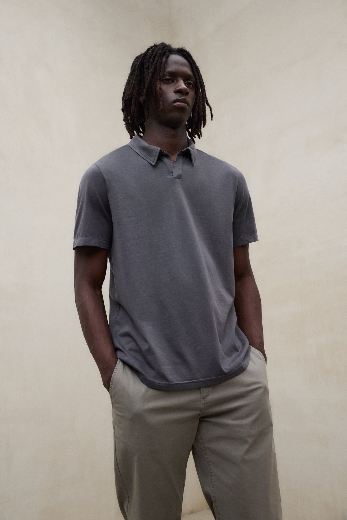 POLOSHIRT ENZO DUNKELGRAU