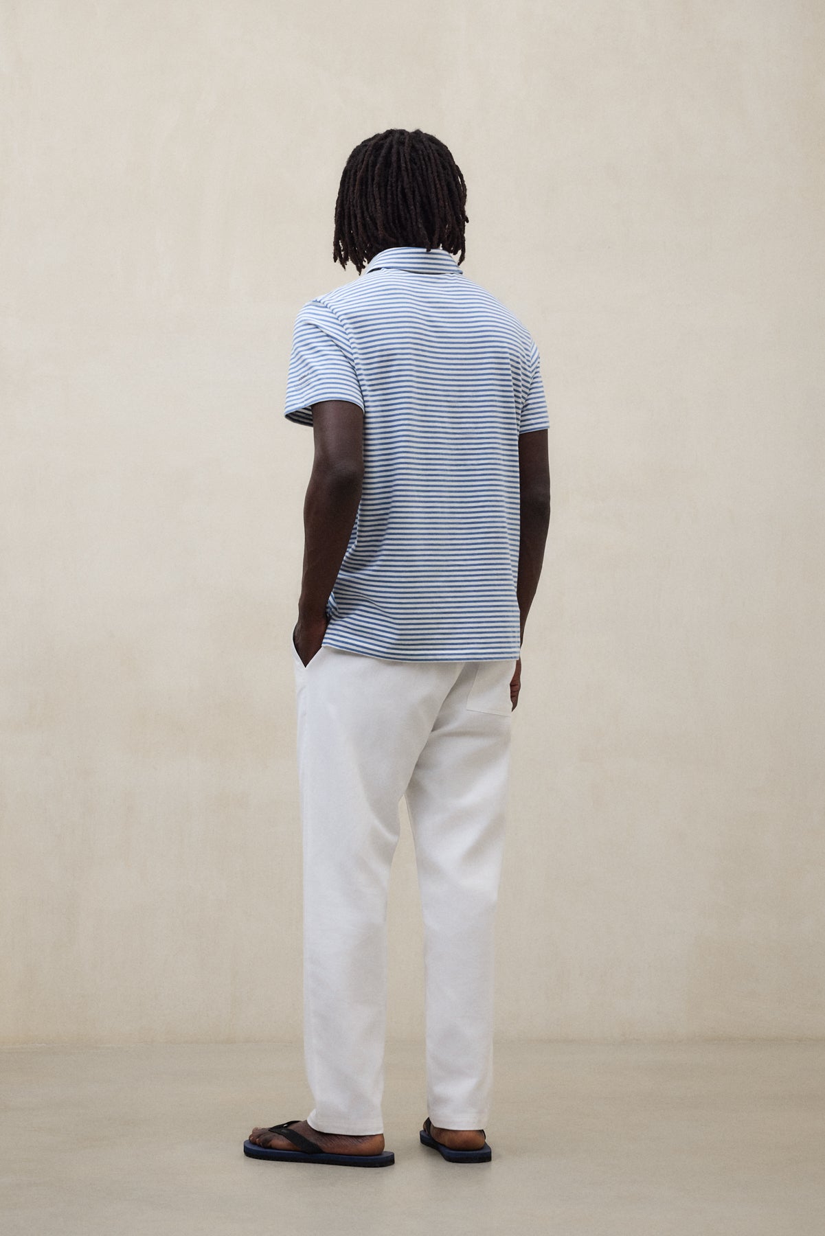 POLOSHIRT LOGAN BLAU