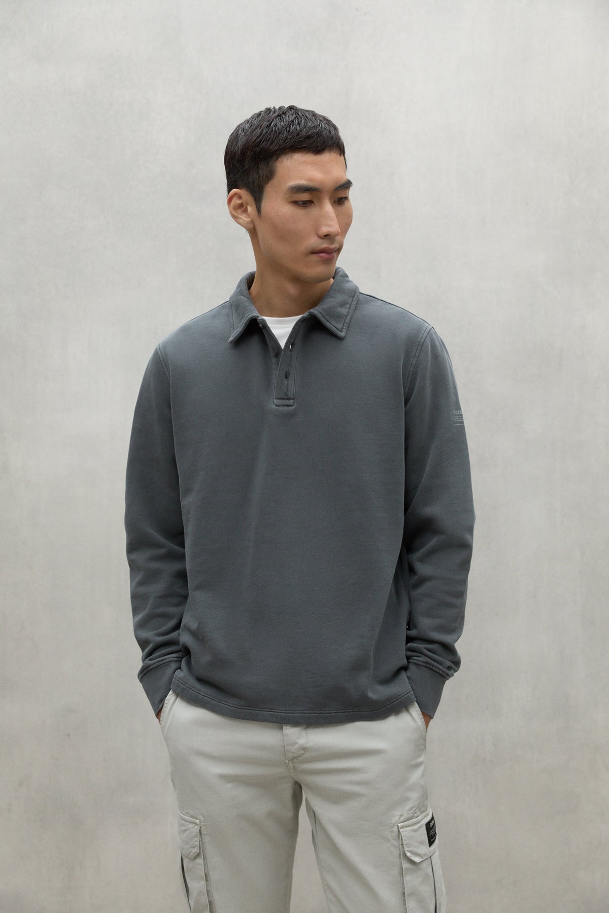 LUCAS POLO DARK GREY