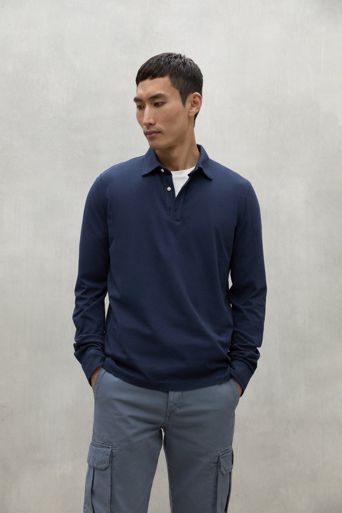 NAVY BLUE MATIAS POLO SHIRT