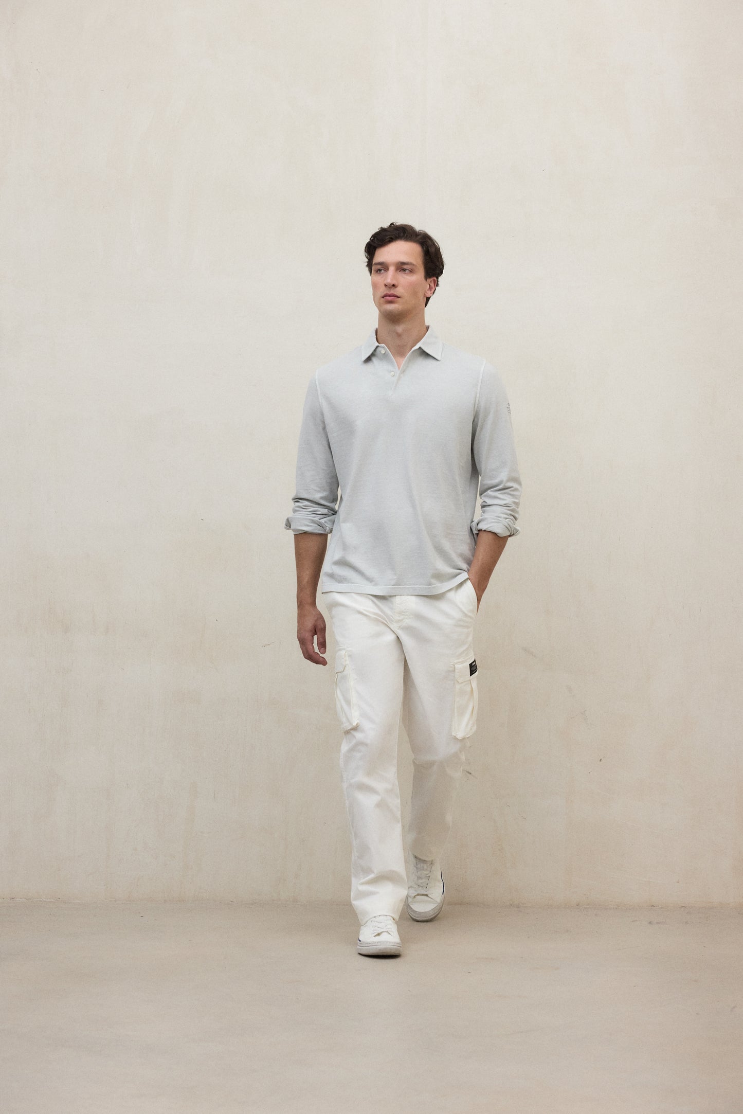 LIGHT GREY PATRICK POLO SHIRT