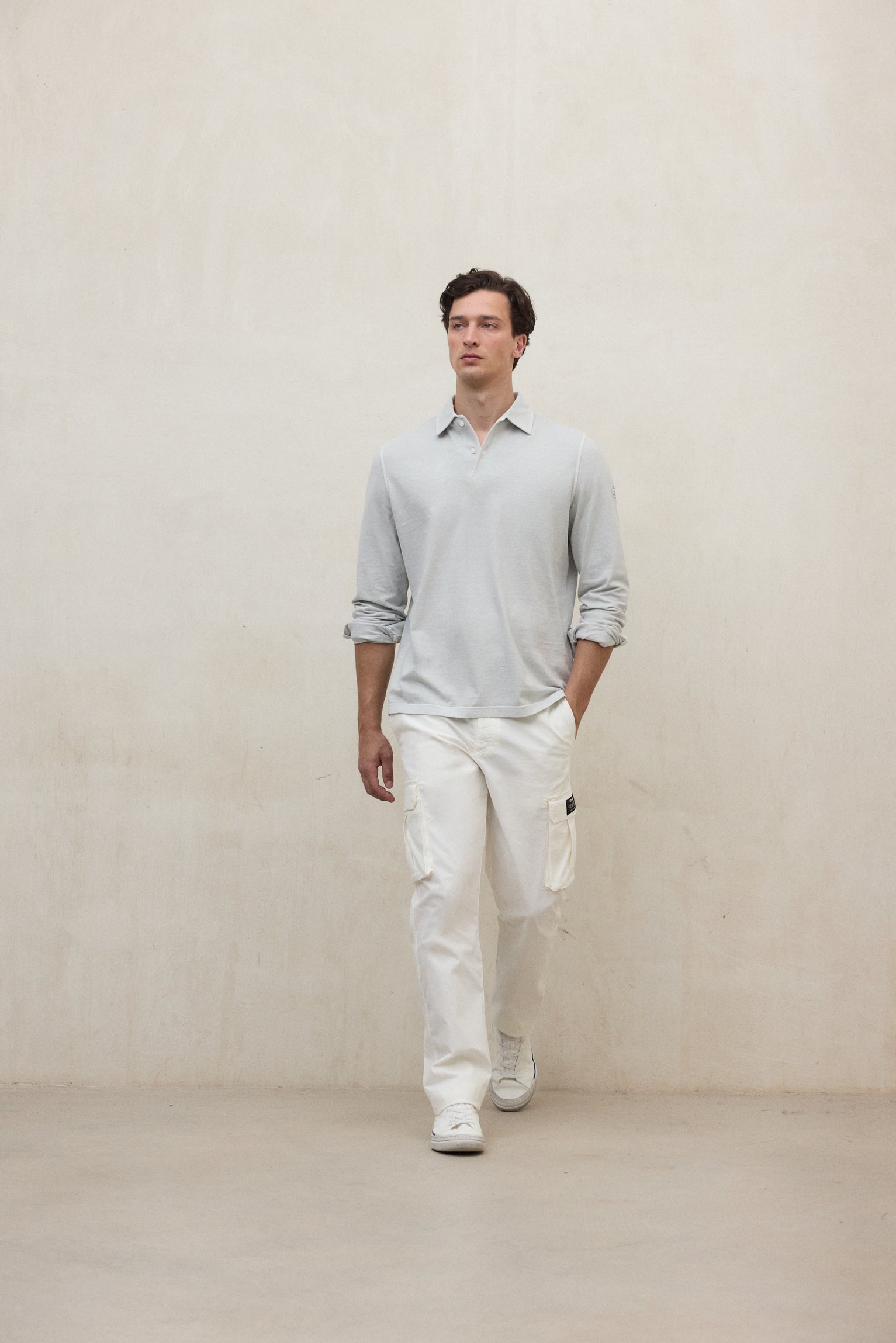 POLO PATRICK GRIS CLARO