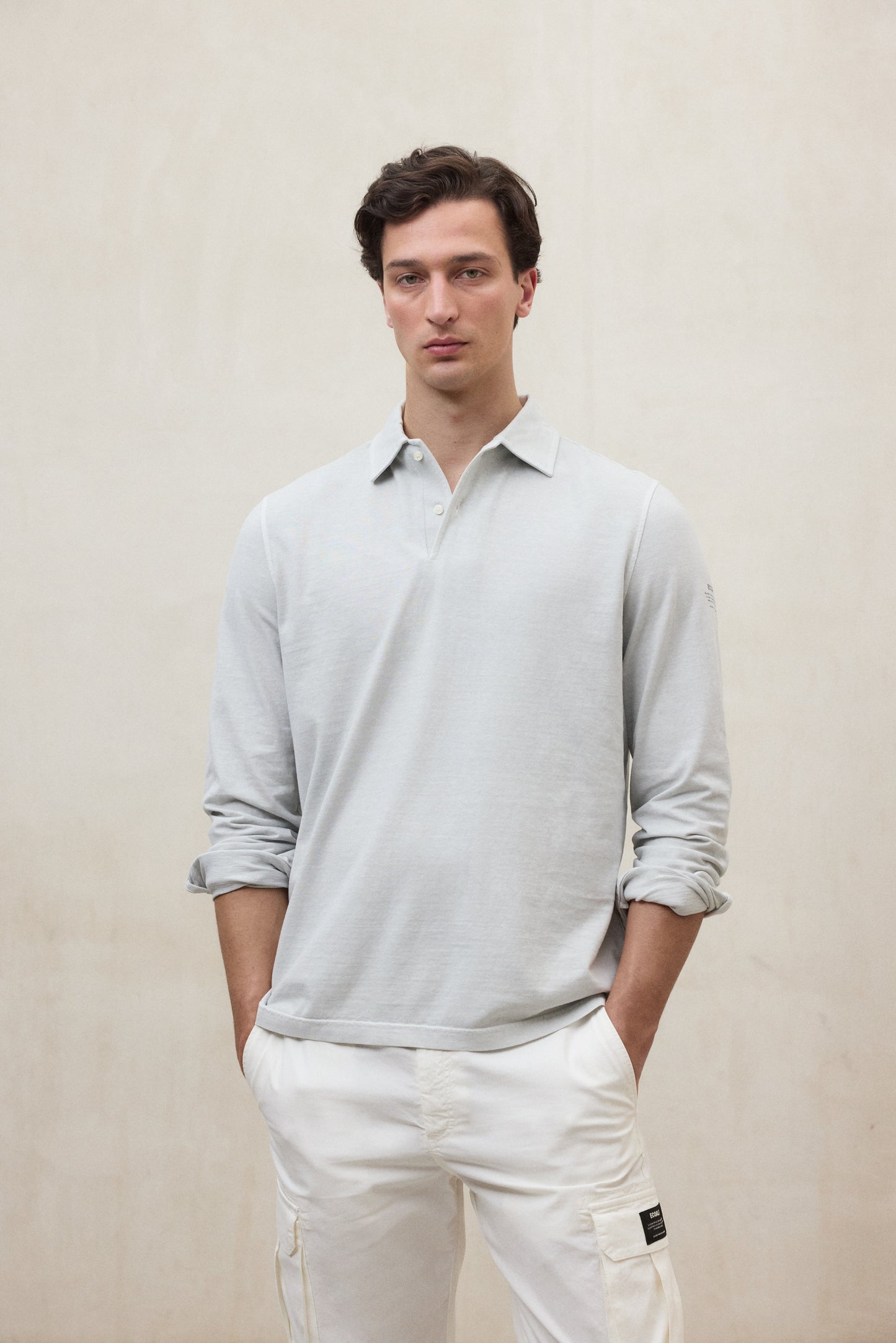 LIGHT GREY PATRICK POLO SHIRT