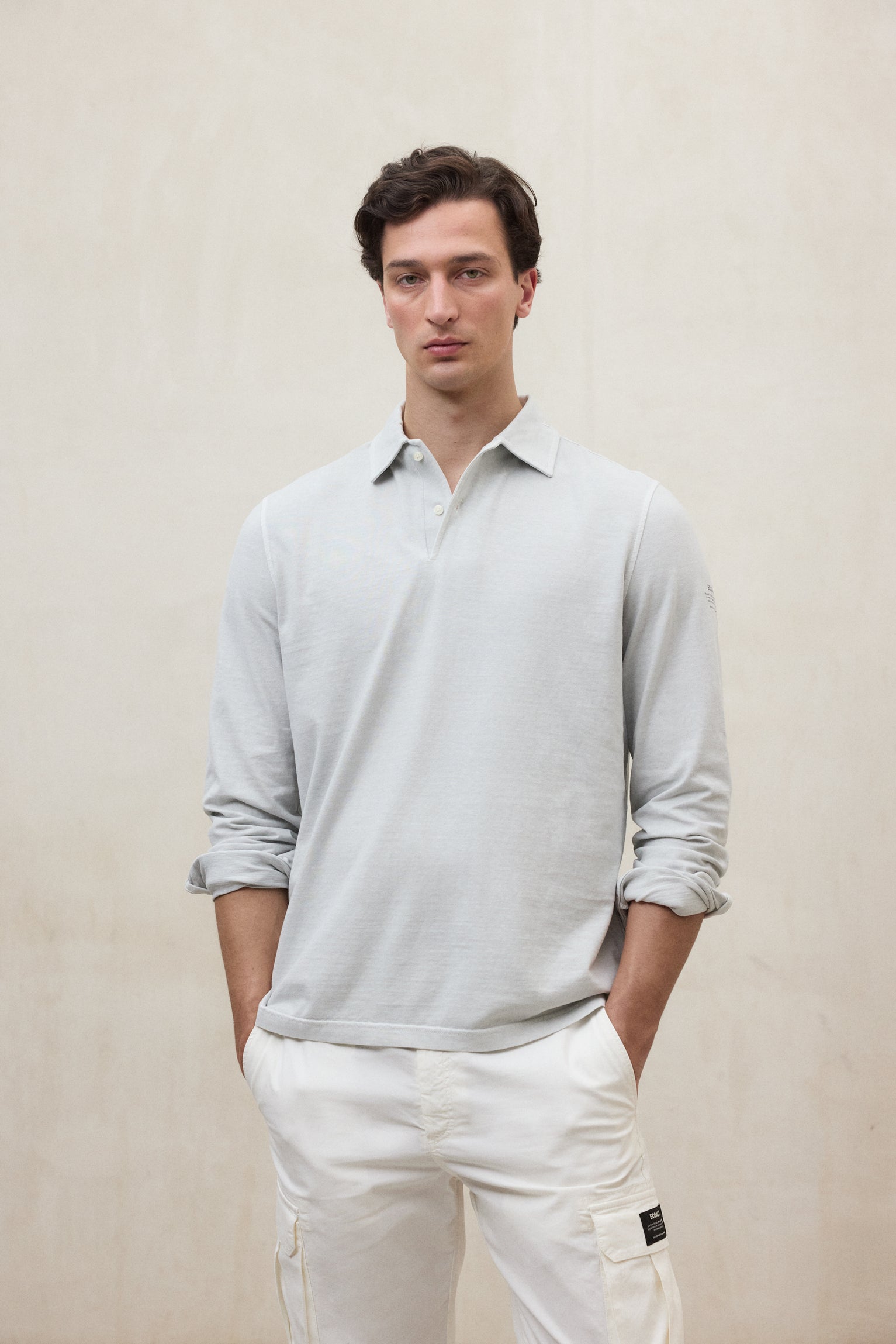 LIGHT GREY PATRICK POLO SHIRT