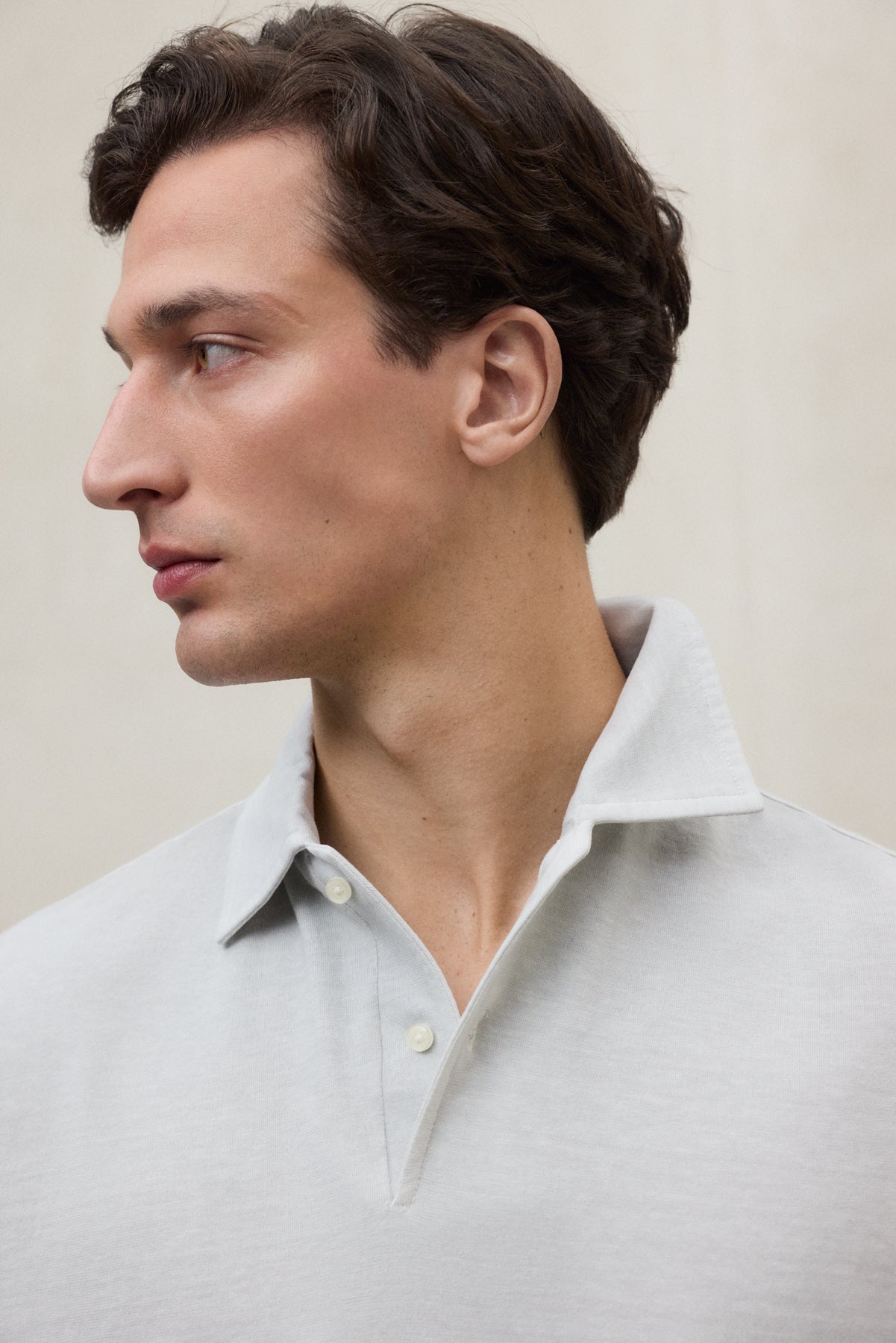 LIGHT GREY PATRICK POLO SHIRT