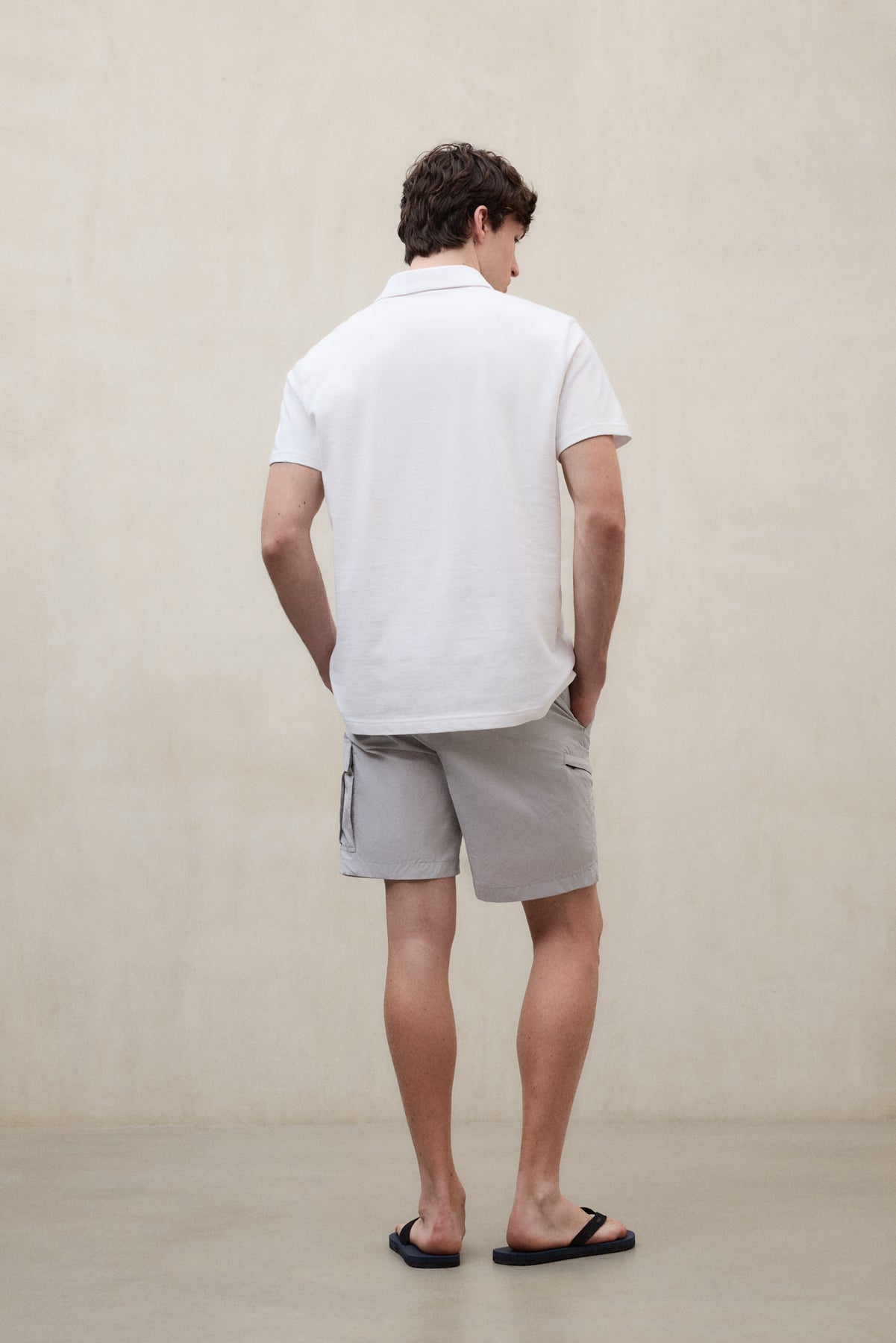 WHITE SIMON POLO SHIRT