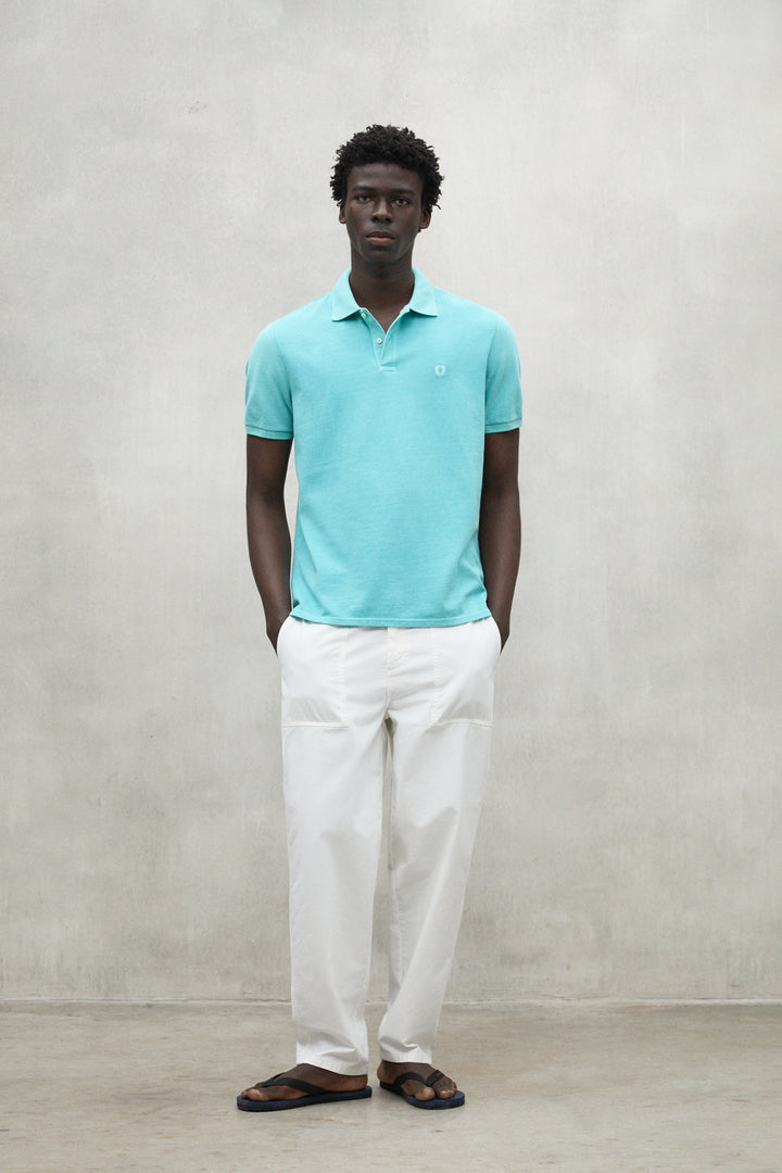 POLO PIQUÉ TEDAN VERDE AGUA