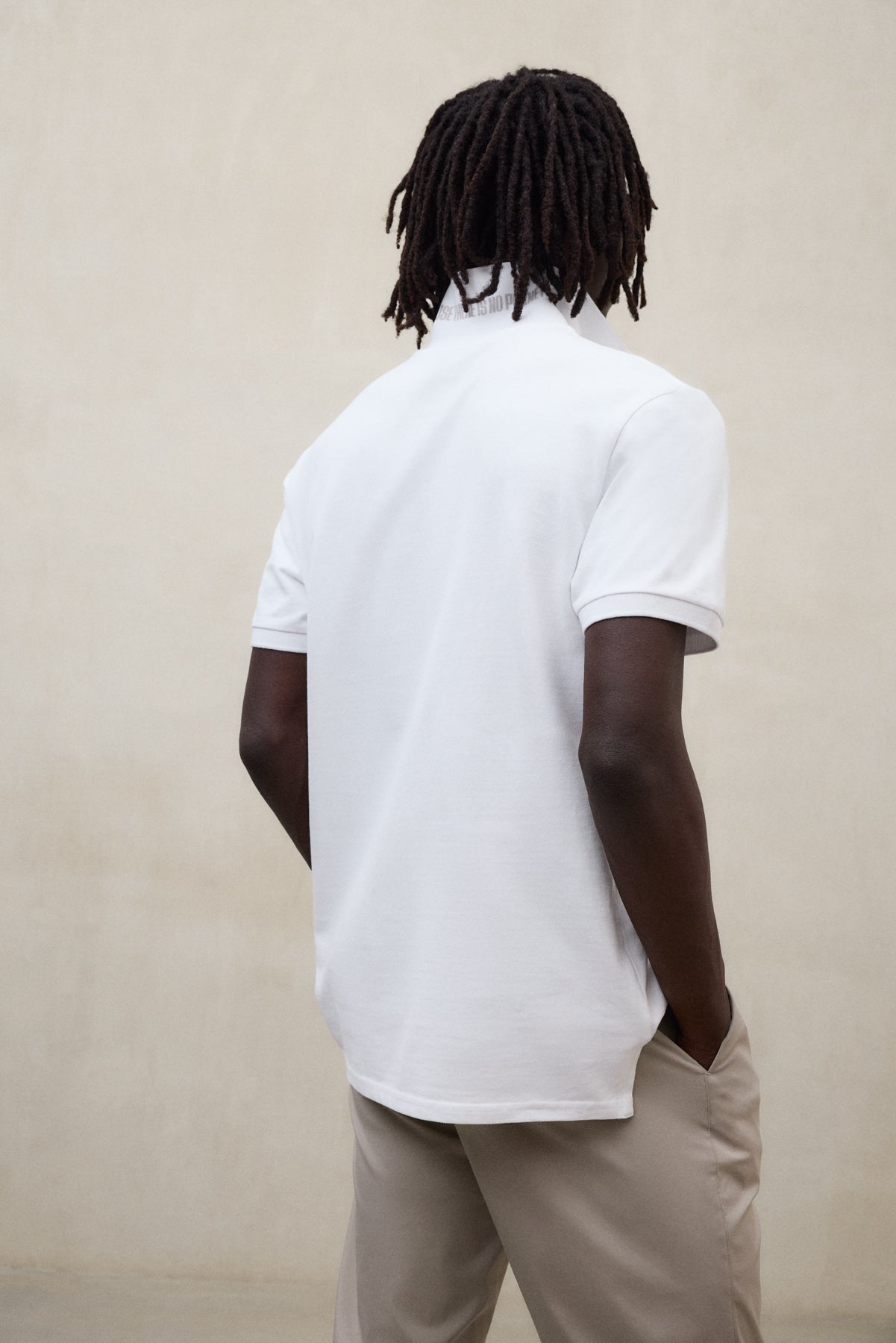 PIQUÉ-POLOSHIRT TEDAN WEISS