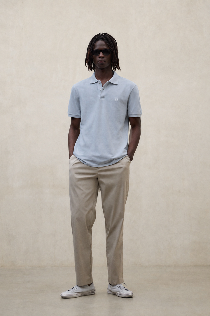 TEDAN POLO SHIRT LIGHT BLUE