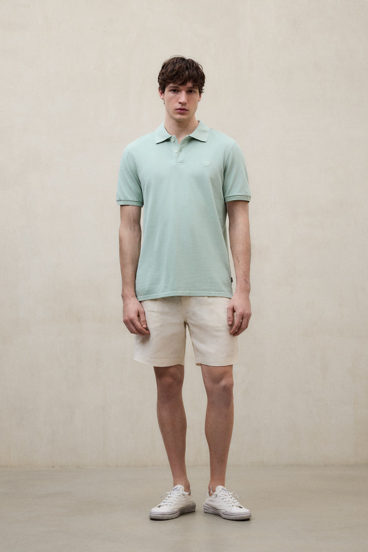 PIQUÉ-POLOSHIRT TEDAN GRÜN