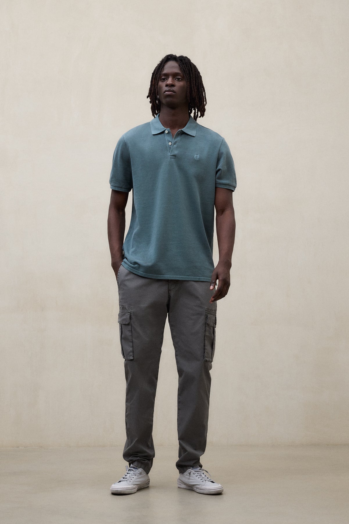 PIQUÉ-POLOSHIRT TEDAN GRÜN