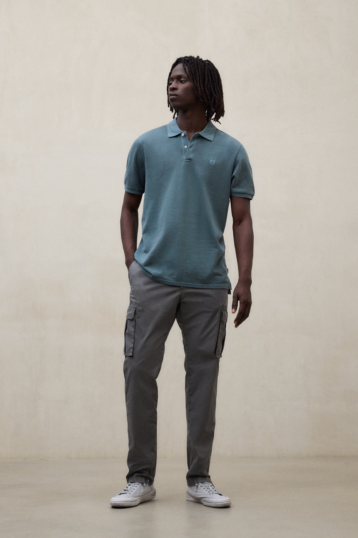 PIQUÉ-POLOSHIRT TEDAN GRÜN