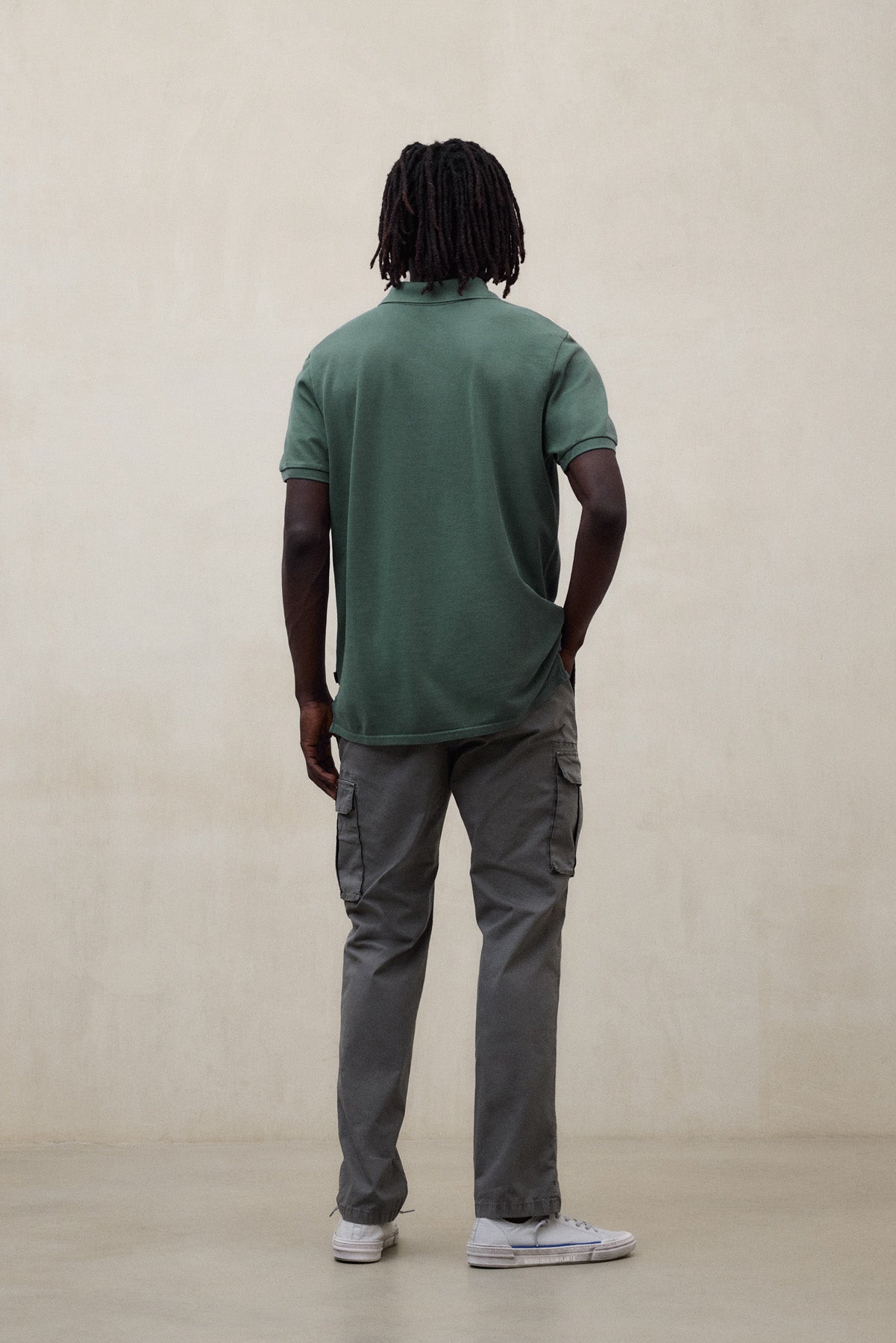 TEDAN GREEN PIQUÉ POLO SHIRT