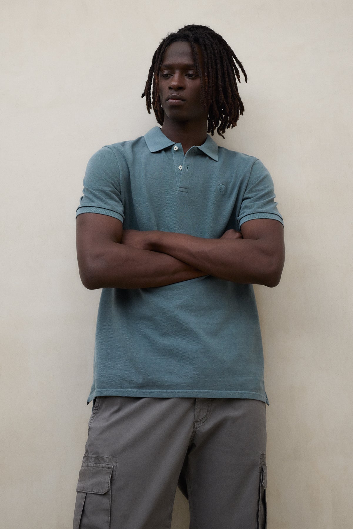 PIQUÉ-POLOSHIRT TEDAN GRÜN