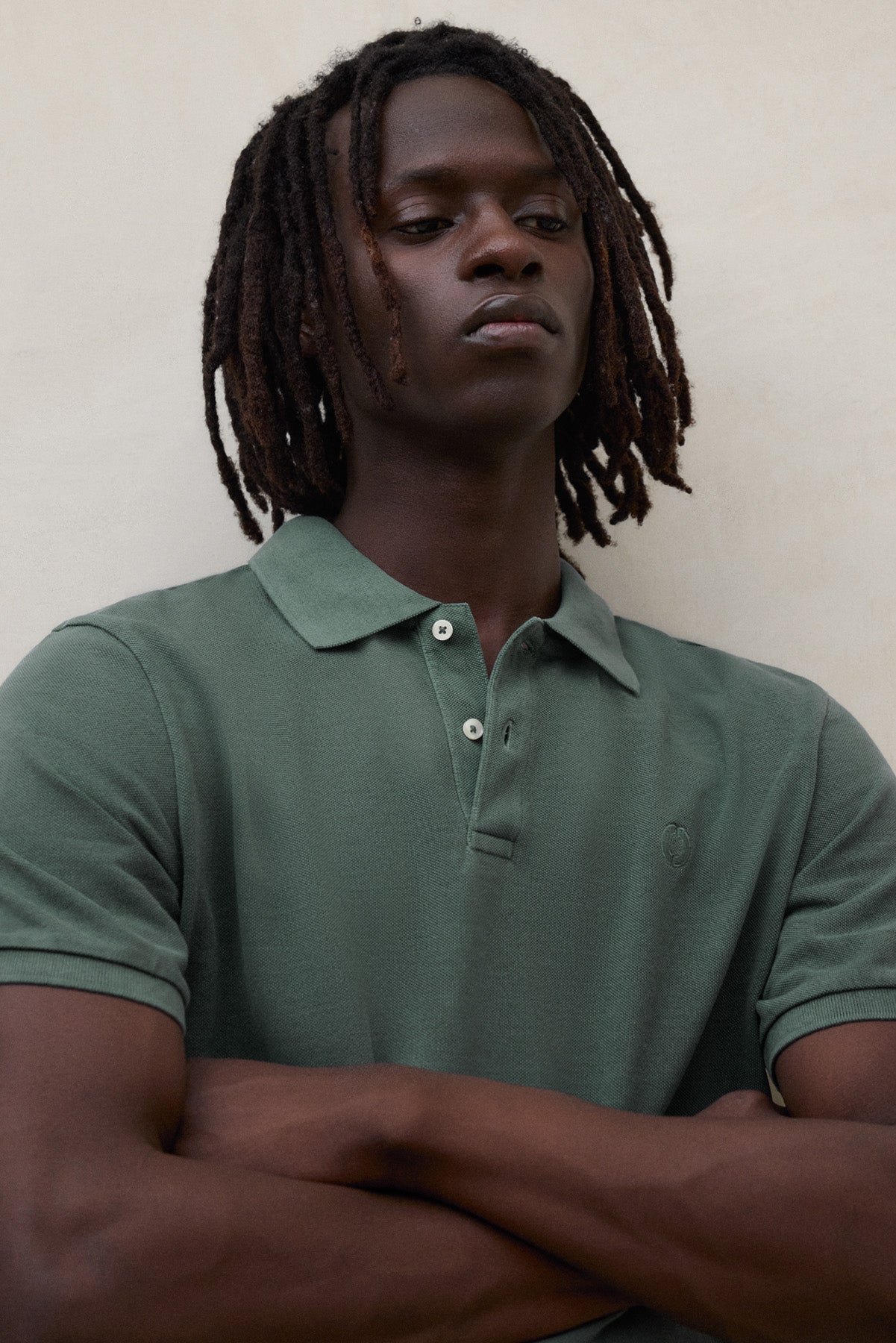 TEDAN GREEN PIQUÉ POLO SHIRT