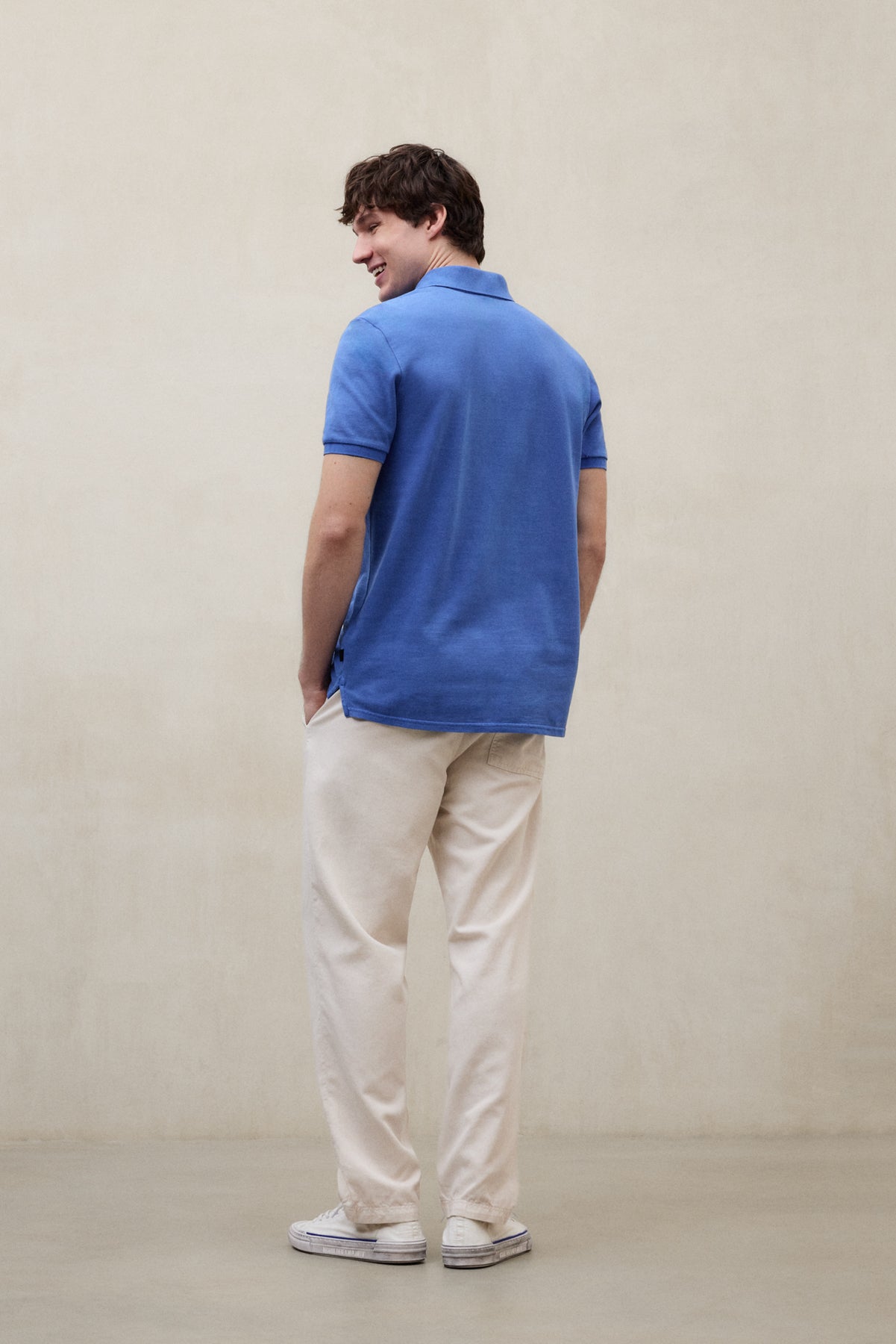 PIQUÉ-POLOSHIRT TEDAN BLAU