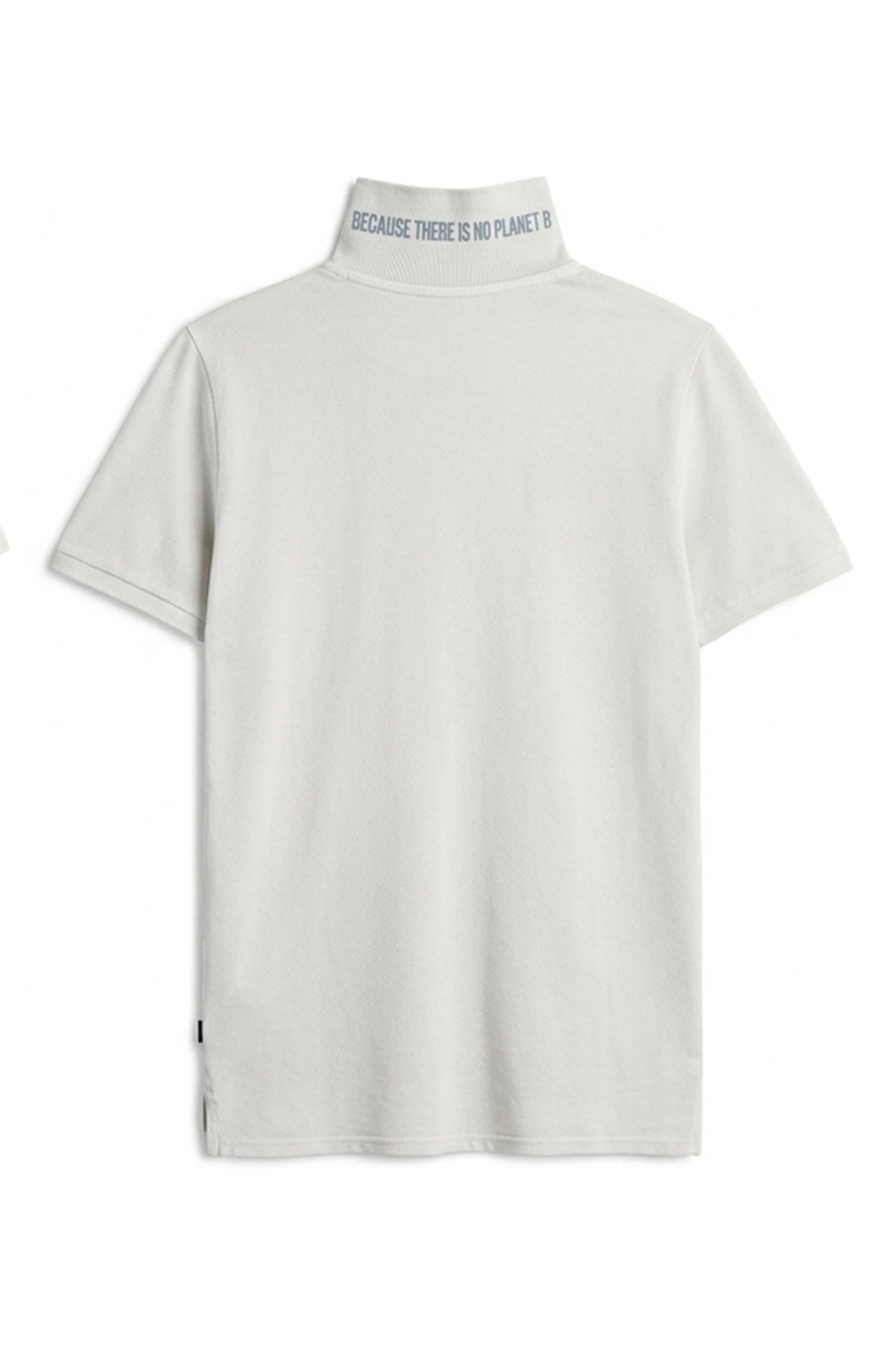 TEDAN LIGHT GREY PIQUÉ POLO SHIRT