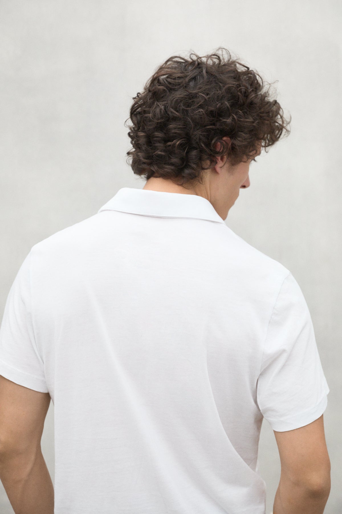 WHITE THEO POLO SHIRT