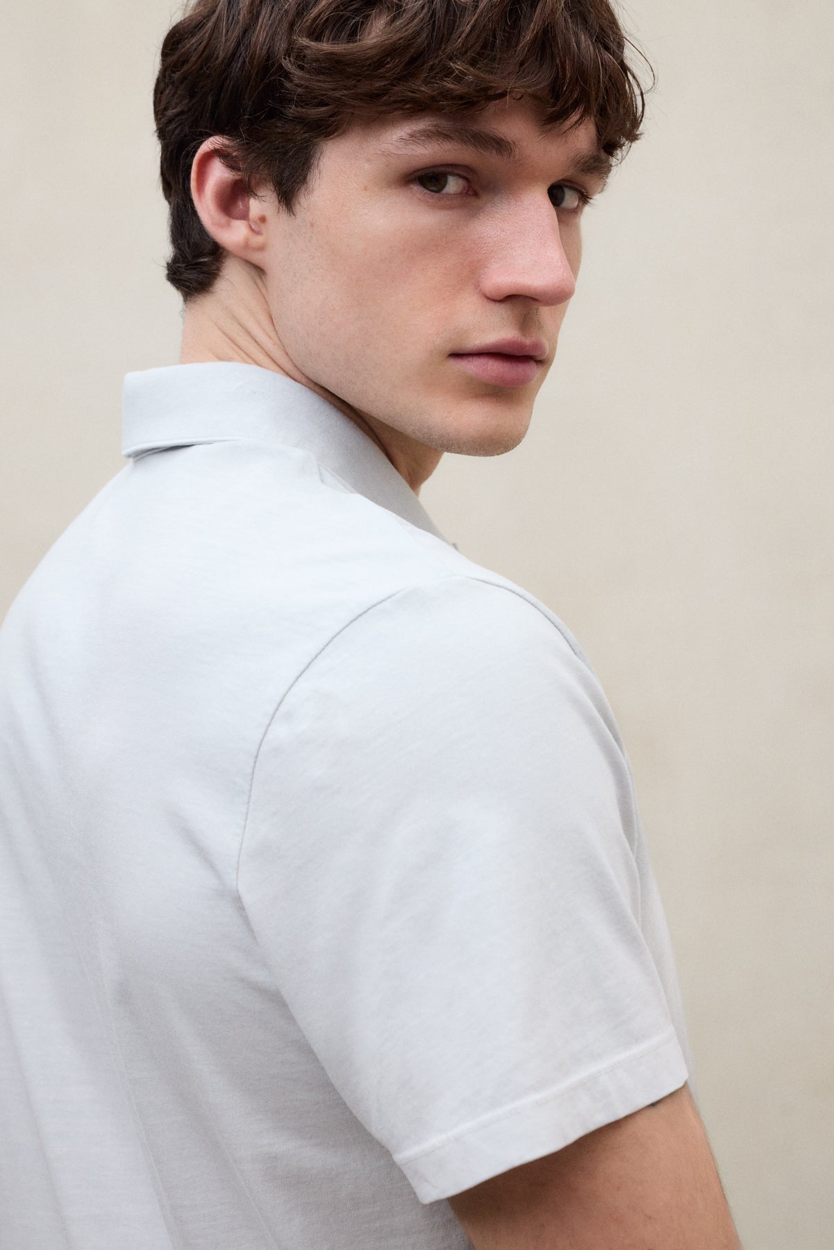 POLOSHIRT THEO HELLBLAU