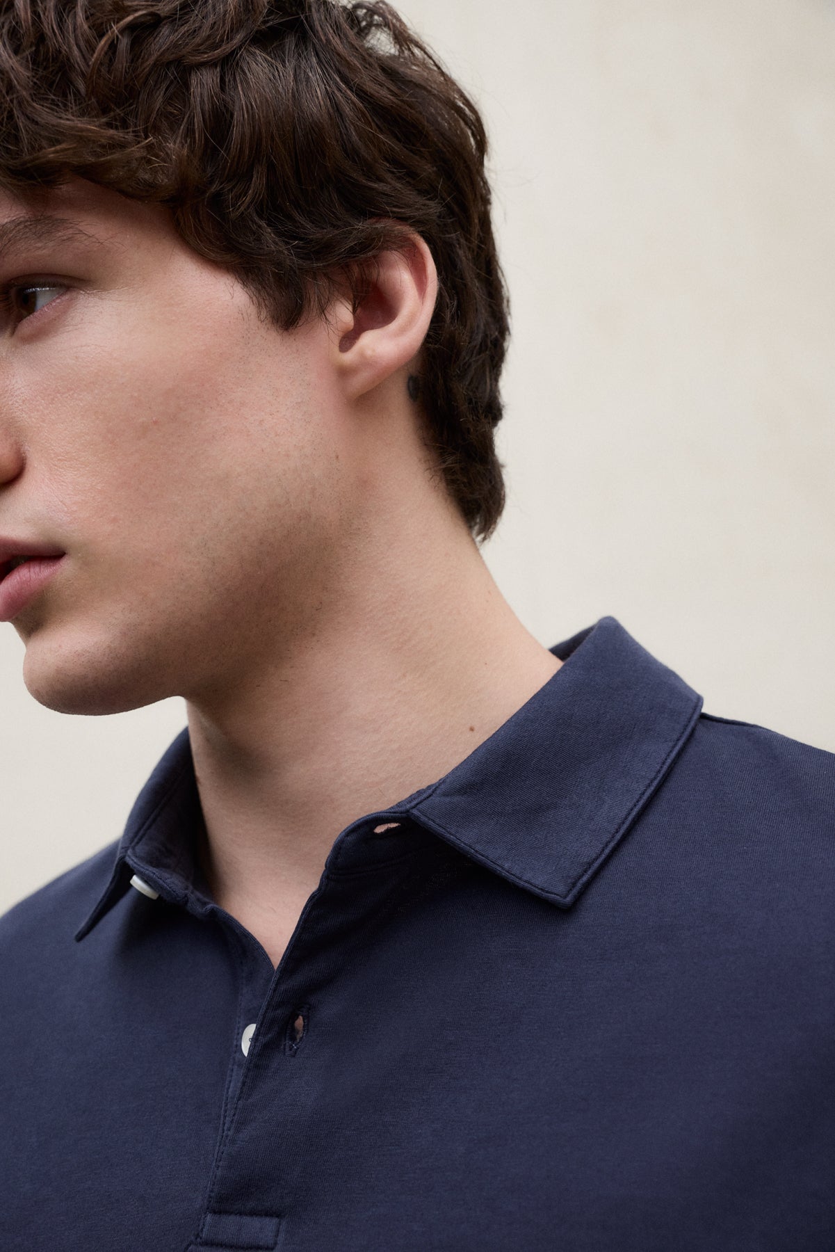 POLOSHIRT THEO MARINEBLAU