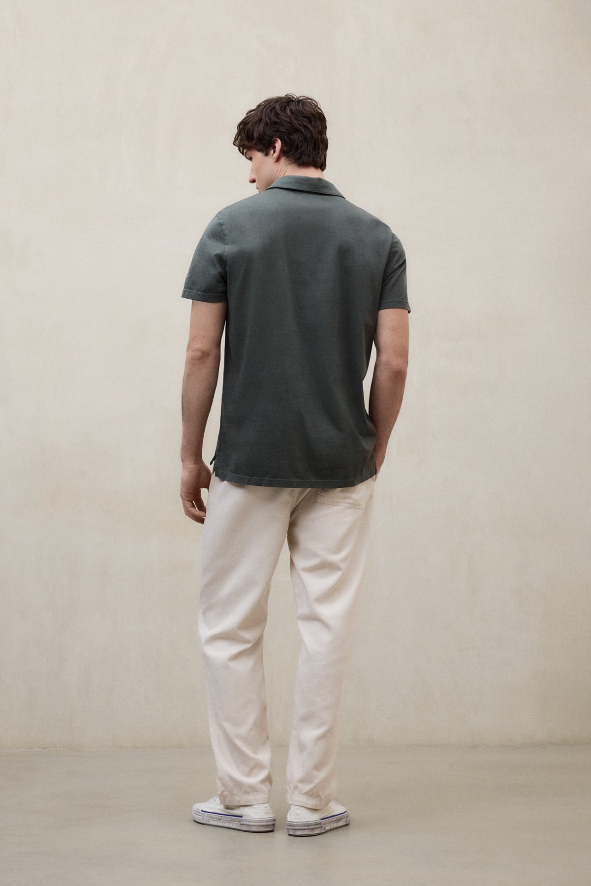 POLOSHIRT THEO DUNKELGRÜN