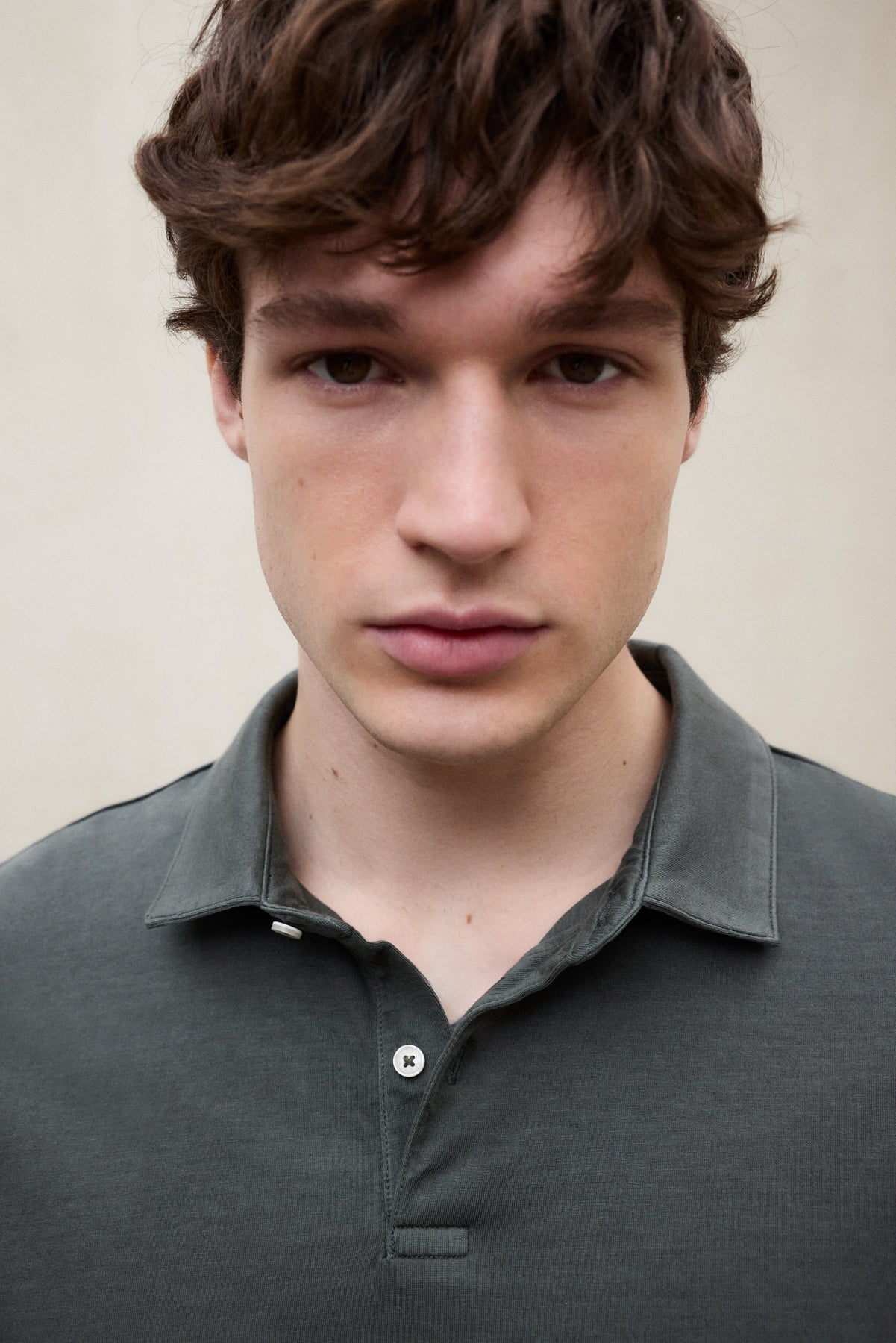 POLOSHIRT THEO DUNKELGRÜN