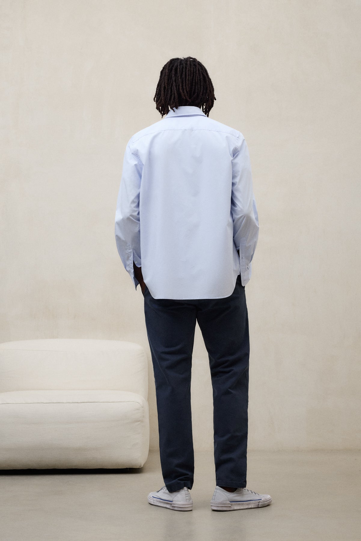 HEMD ALFREDO HELLBLAU