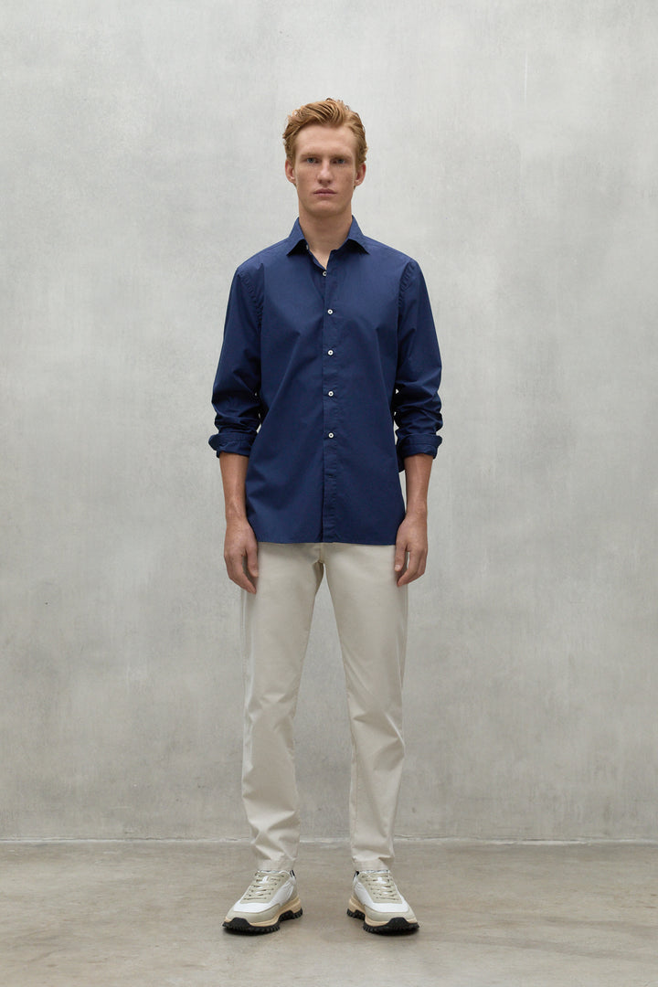 NAVY BLUE ALFREDO SHIRT