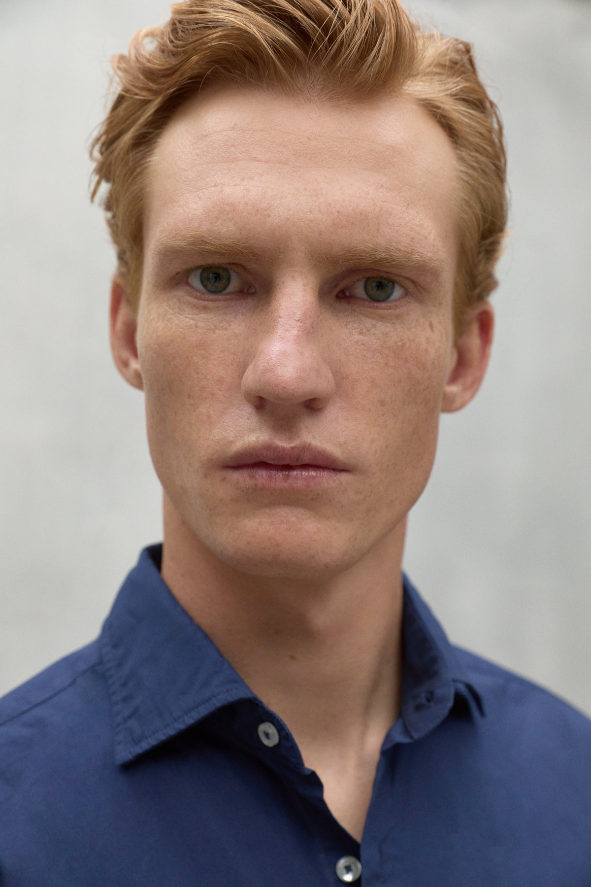 NAVY BLUE ALFREDO SHIRT