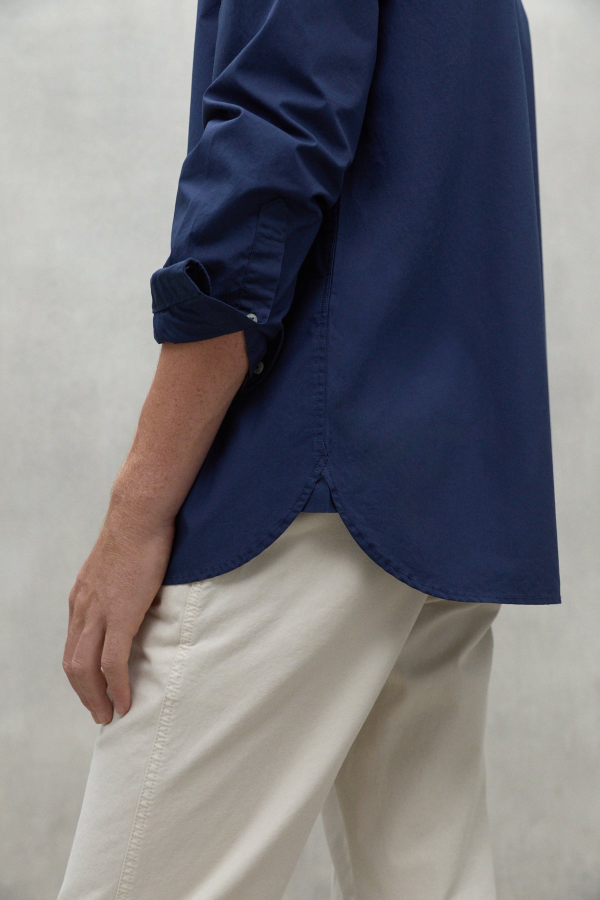 NAVY BLUE ALFREDO SHIRT
