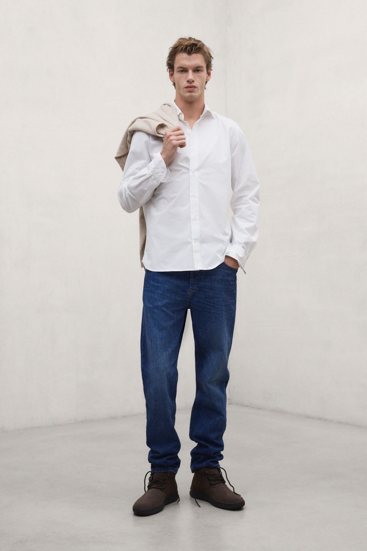 WHITE ALFREDO SHIRT