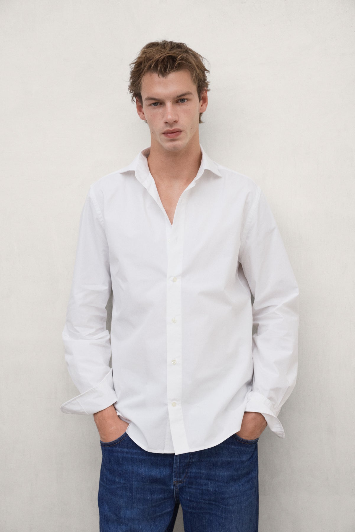 WHITE ALFREDO SHIRT