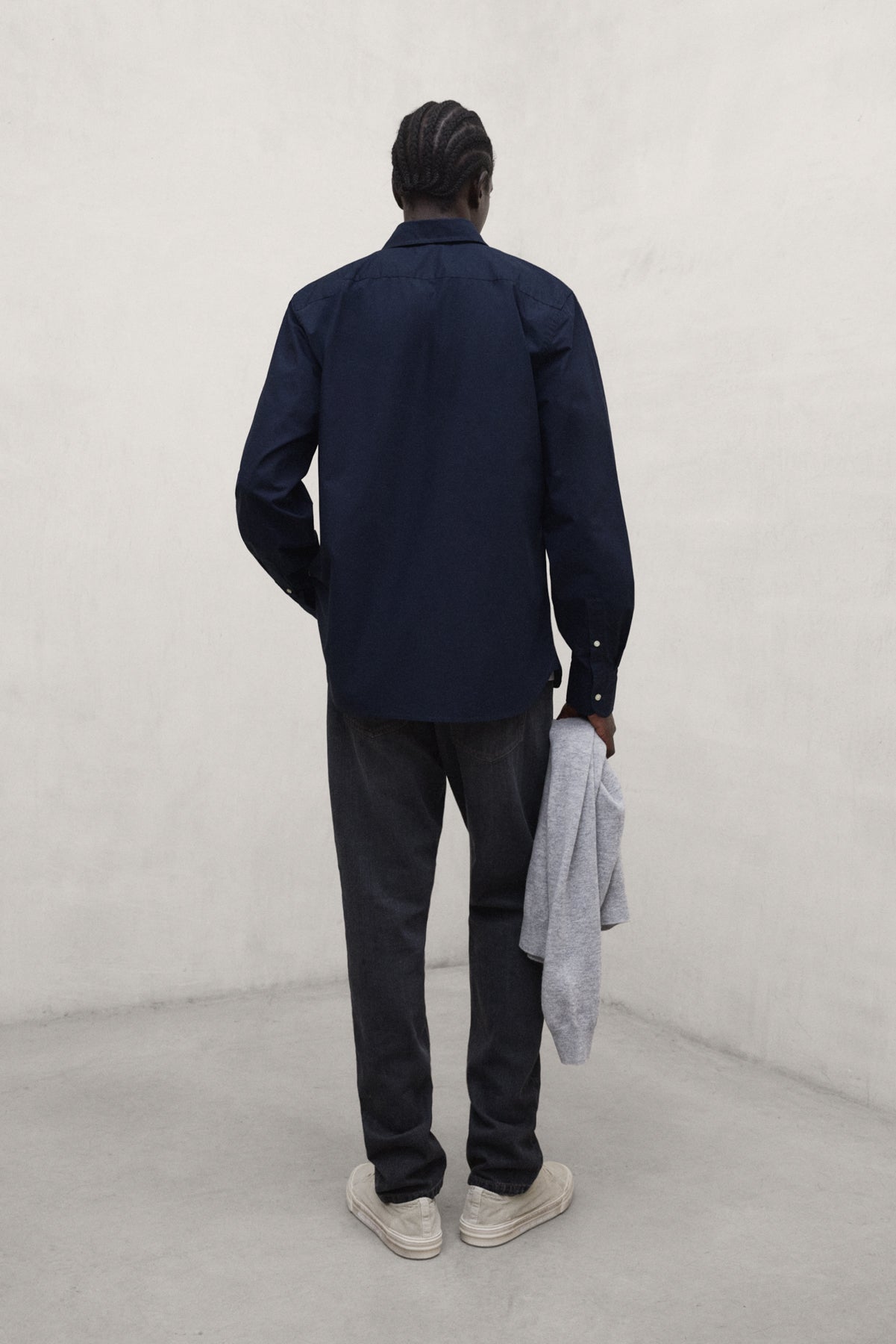 NAVY BLUE ALFREDO SHIRT