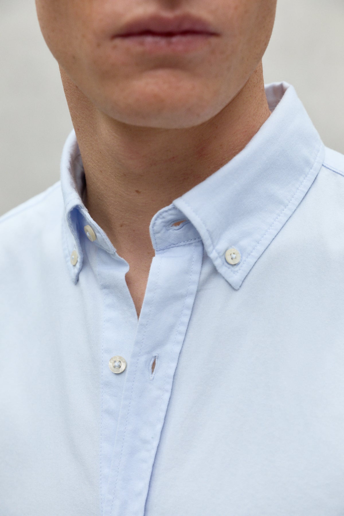 CAMISA ANTEJO AZUL CLARO