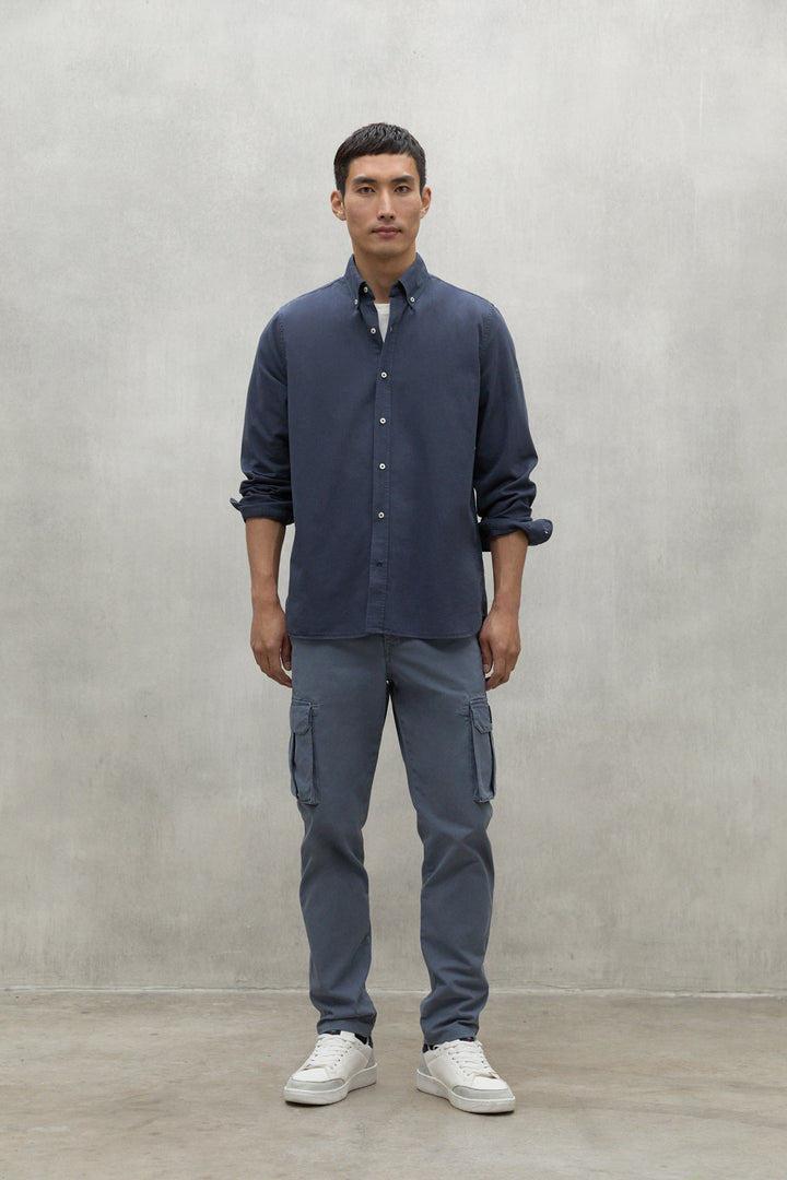 CAMISA ANTEJO AZUL MARINO