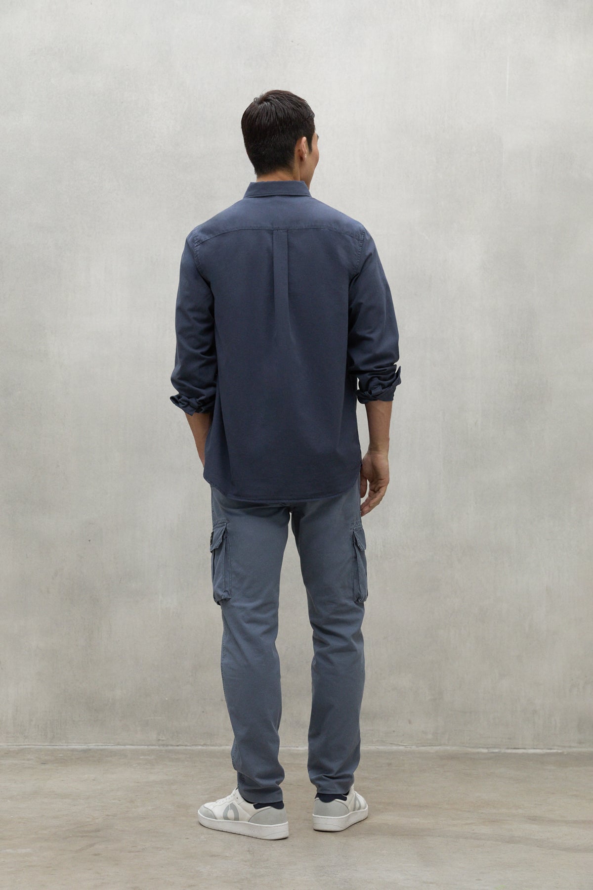 CAMISA ANTEJO AZUL MARINO