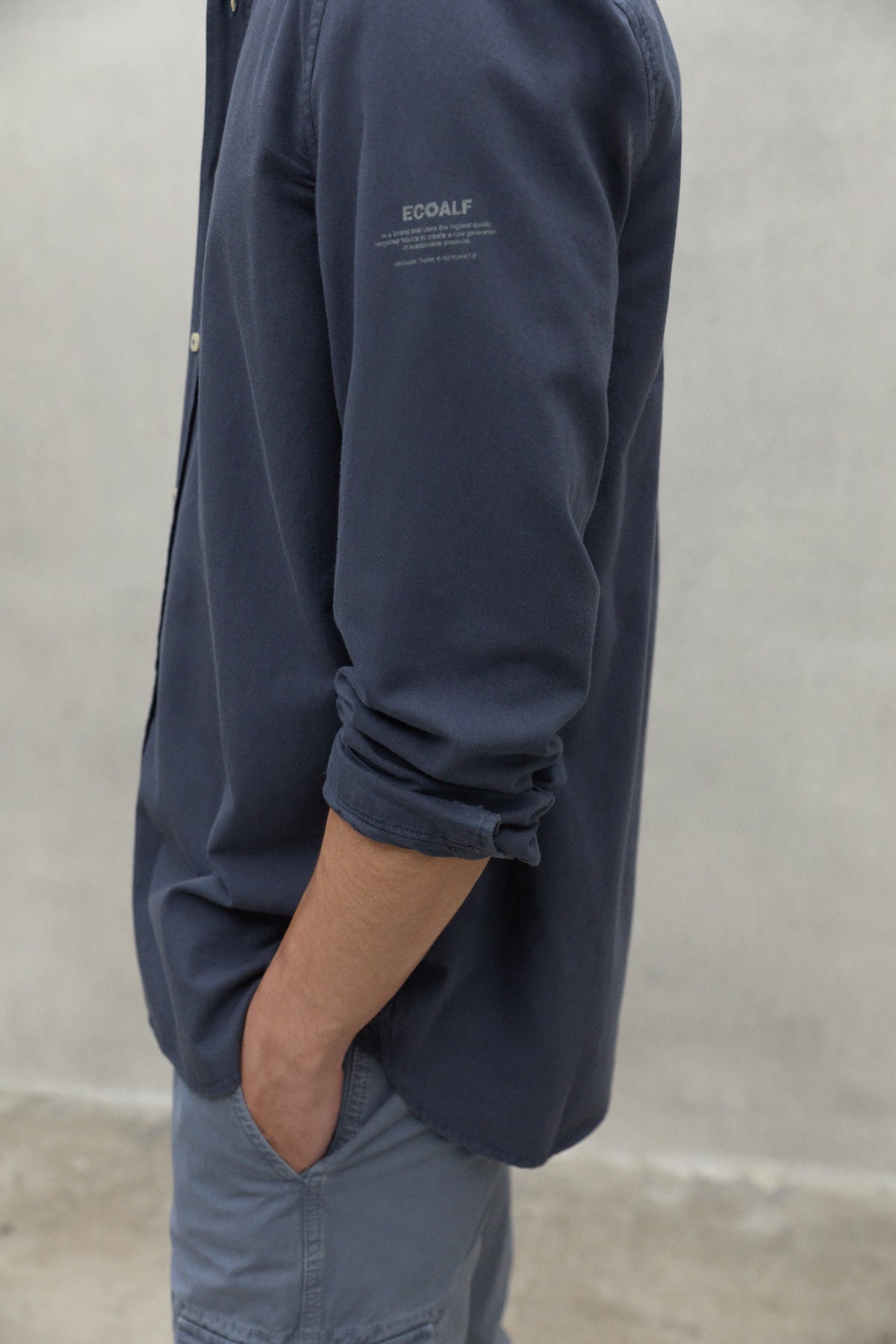 CAMISA ANTEJO AZUL MARINO