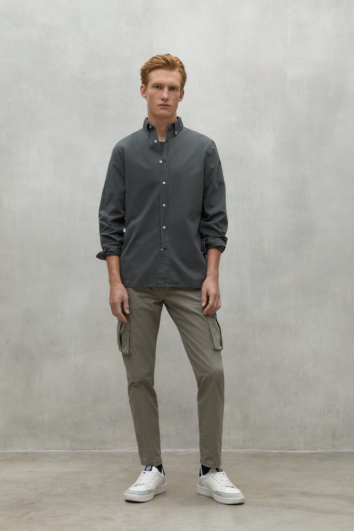 DARK GREY ANTEJO SHIRT