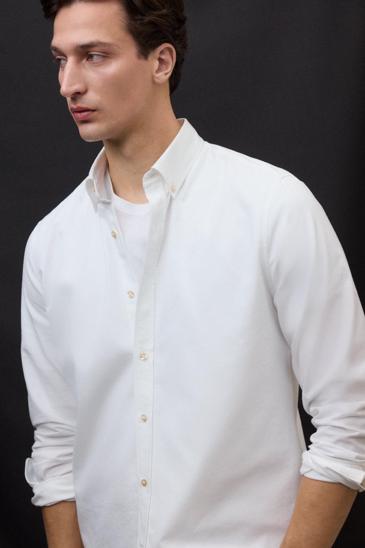 WHITE ANTEJO SHIRT