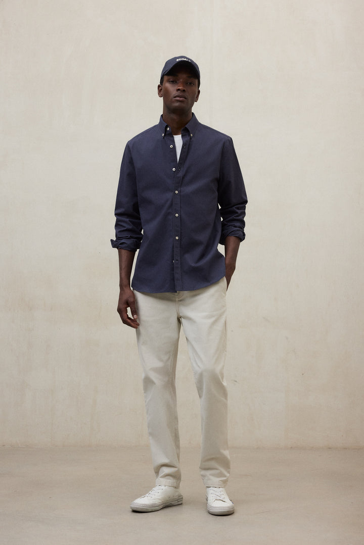 NAVY BLUE ANTEJO SHIRT