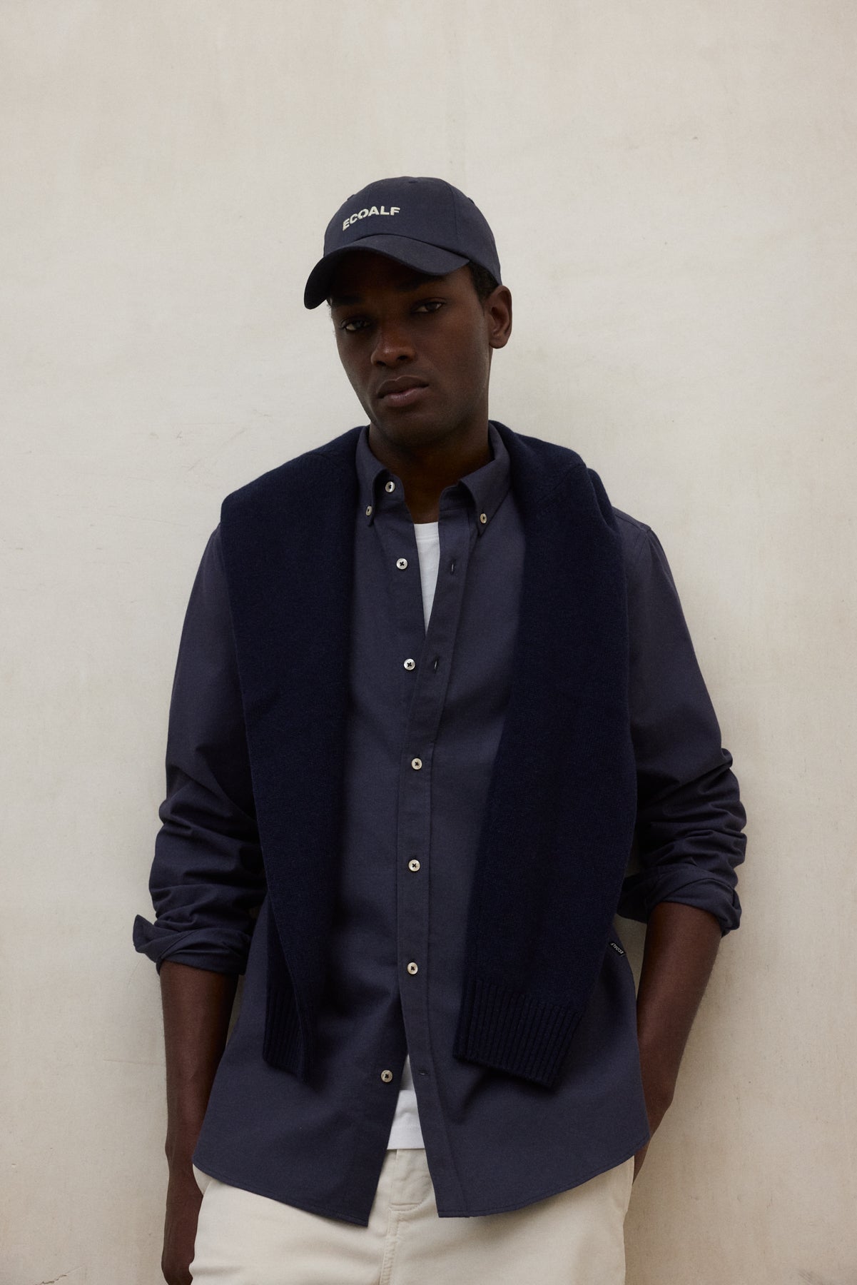 NAVY BLUE ANTEJO SHIRT