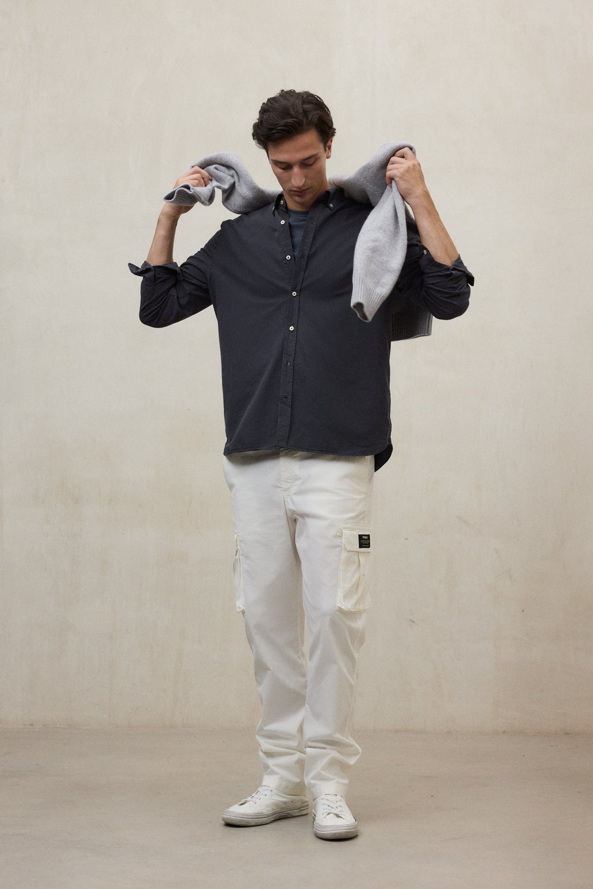 DARK GREY ANTEJO SHIRT