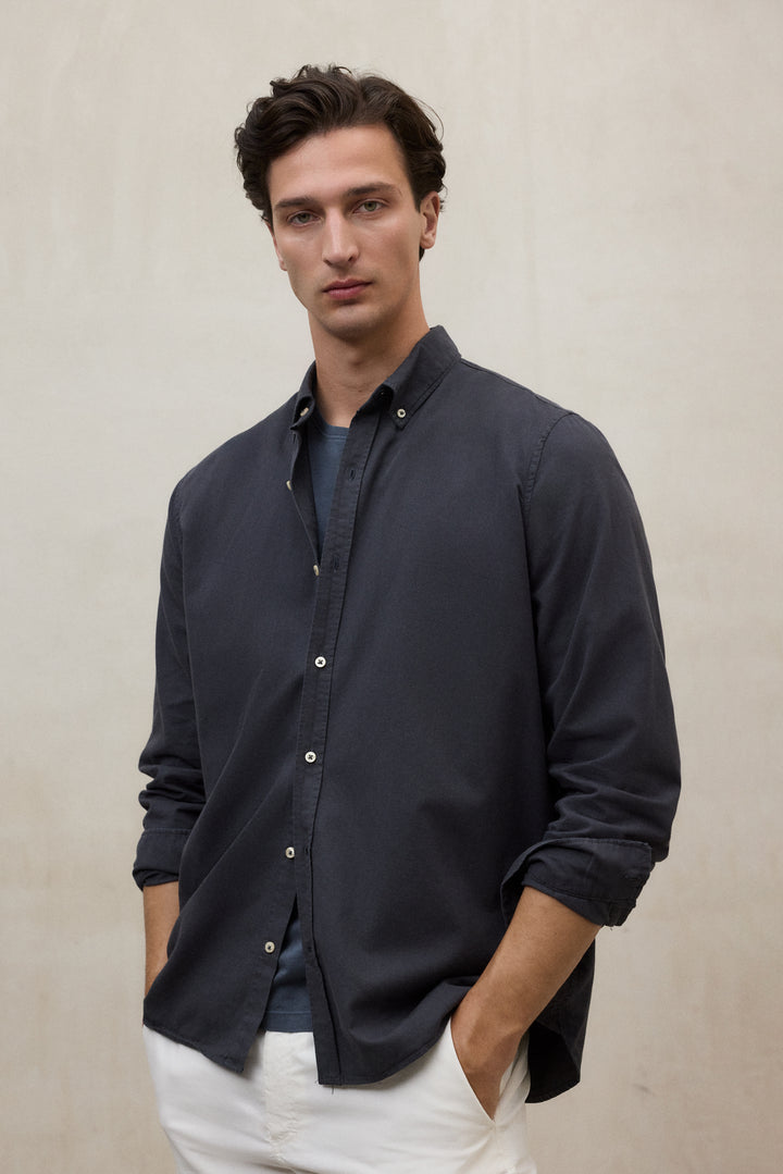 DARK GREY ANTEJO SHIRT