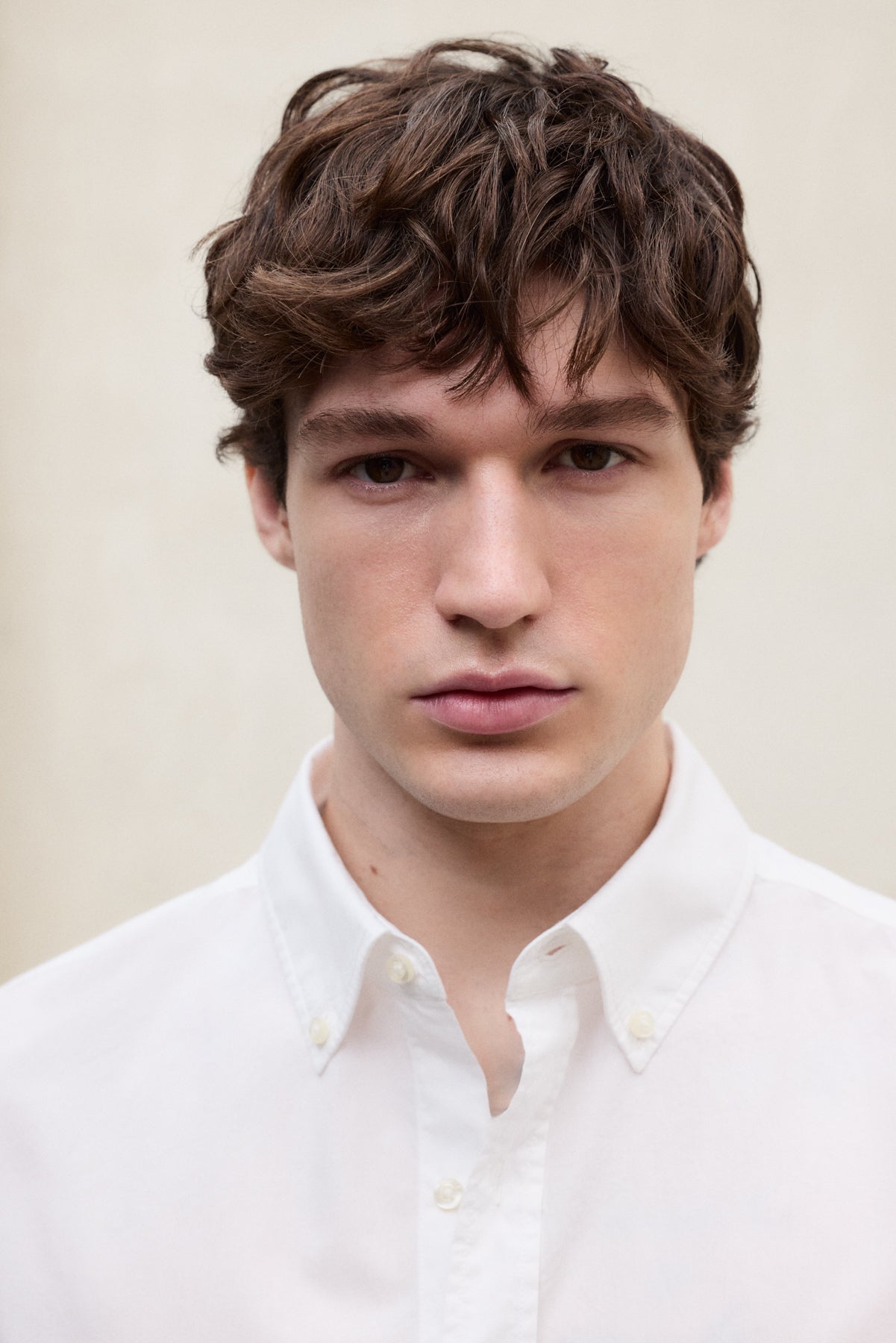 CAMISA ANTEJO DE POPELÍN BLANCA