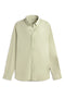 CAMISA ANTEJO DE POPELÍN VERDE