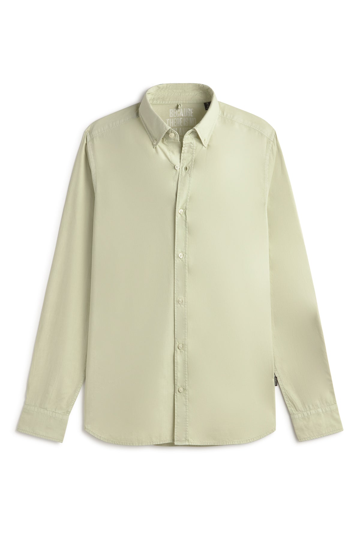 CHEMISE ANTEJO EN POPELINE VERTE