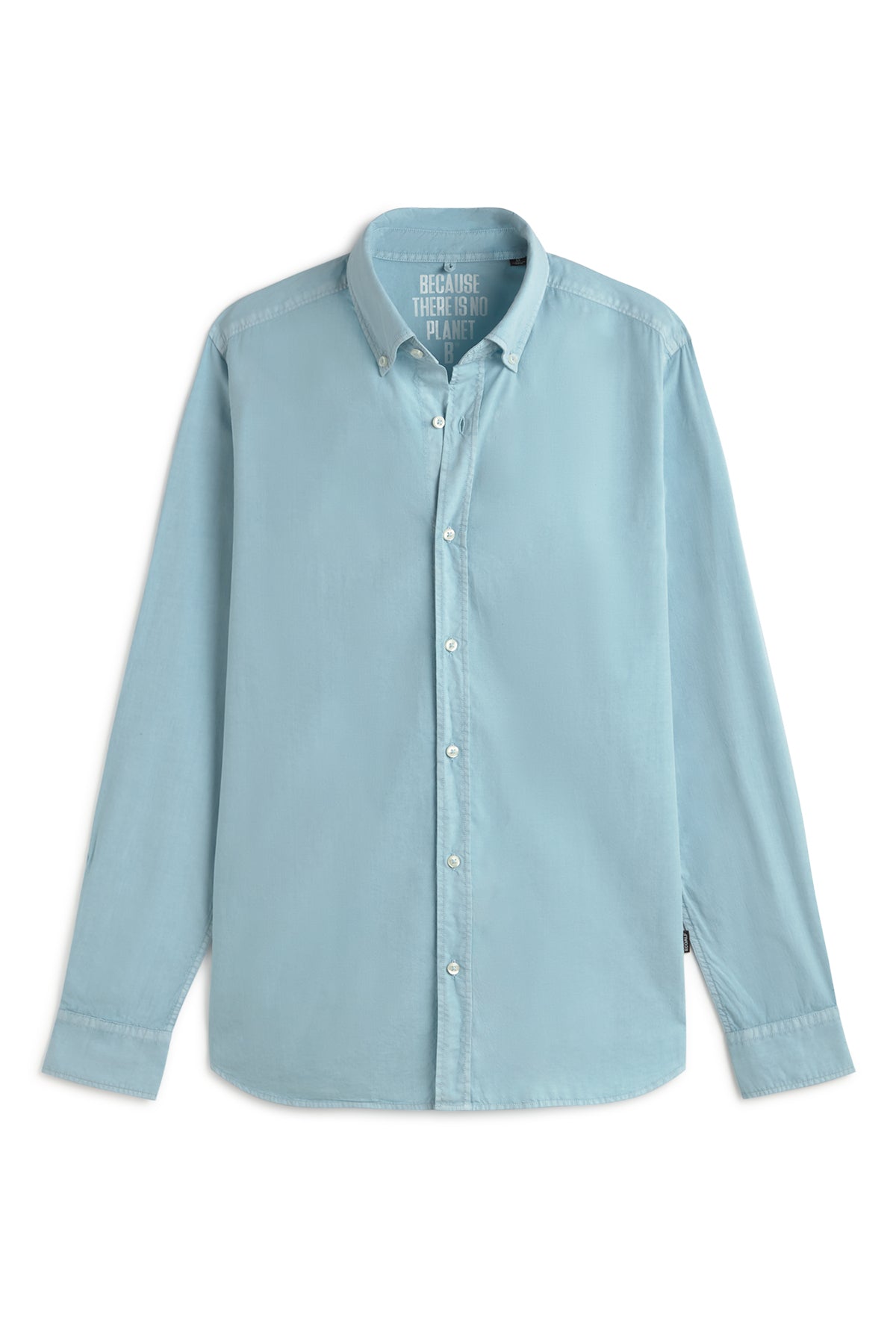 CHEMISE ANTEJO EN POPELINE BLEUE