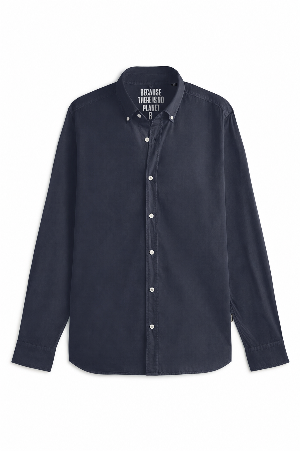 CHEMISE ANTEJO EN POPELINE BLEU MARINE