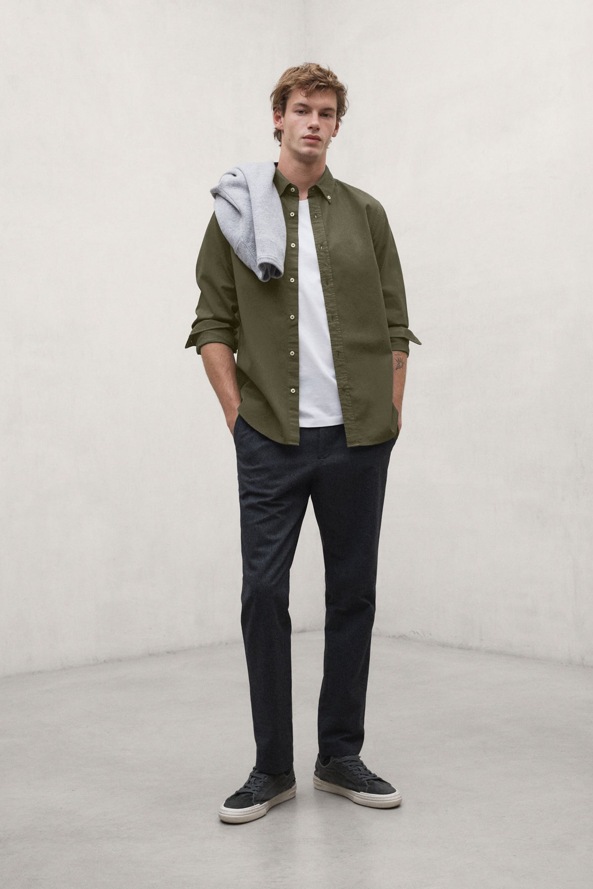 GREEN ANTEJO SHIRT