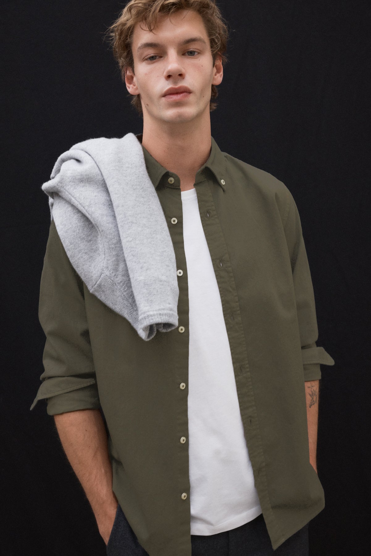 GREEN ANTEJO SHIRT
